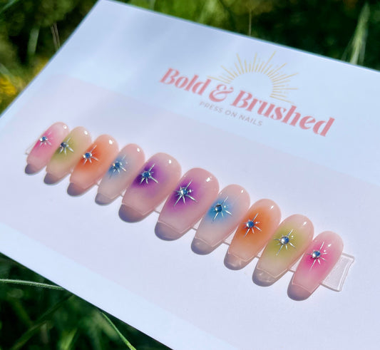 Colorful Aura & Gem Stars