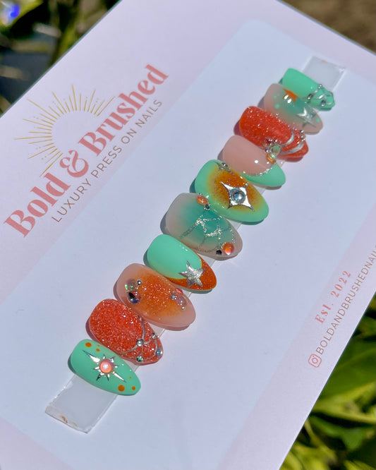 The Life of a Showgirl Swiftie Press On Nail Set