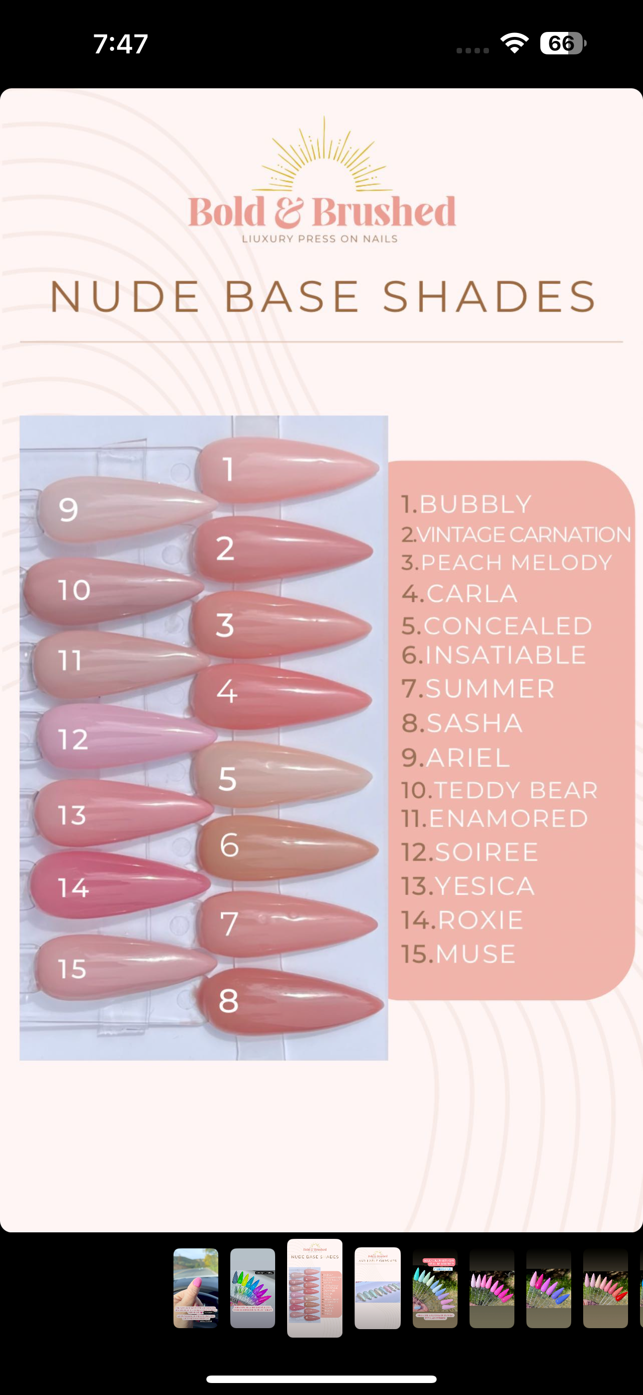 French Tips with Chrome