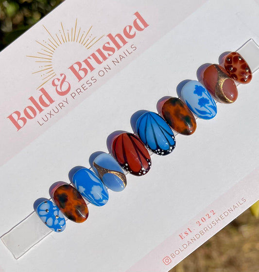 Blue and Brown Fall Meadows