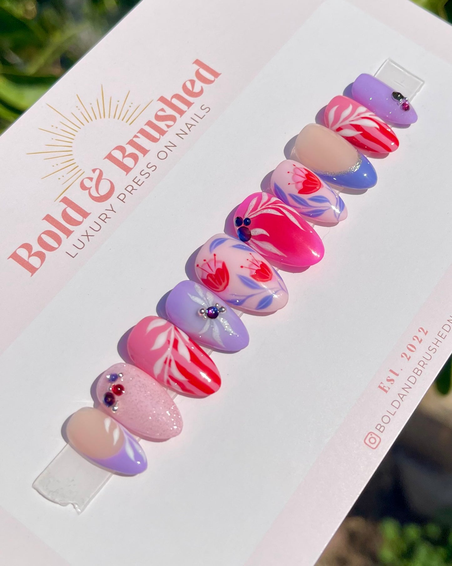 Purple Hues & Pink Petals