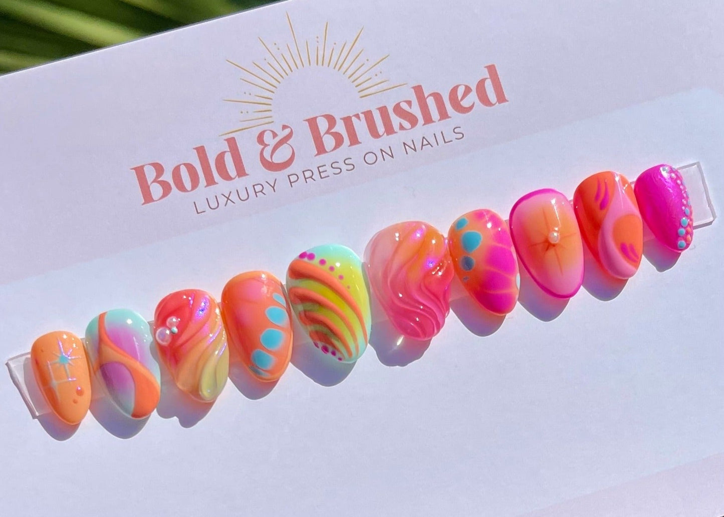 Sherbet Summer Aura, Chrome & 3D Set