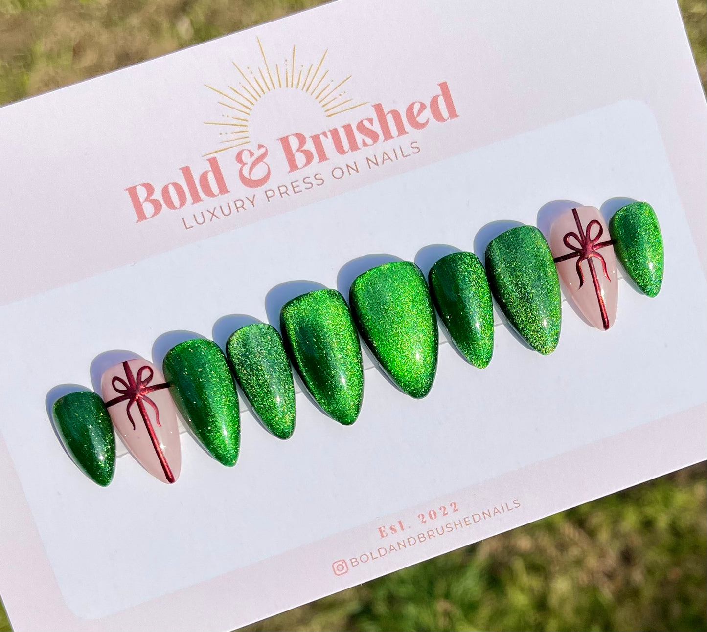 Green Christmas Present