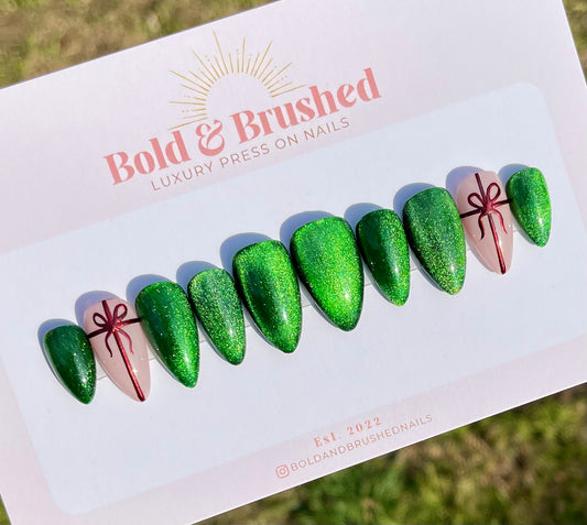 Green Christmas Present