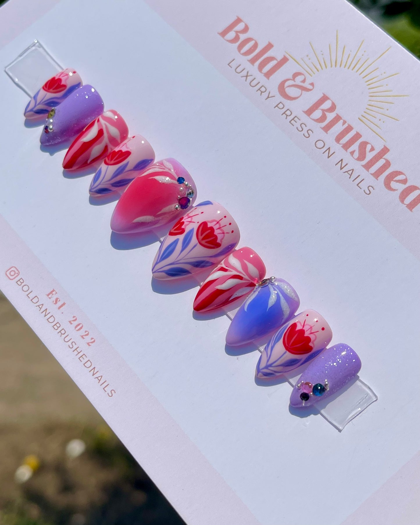 Purple Hues & Pink Petals