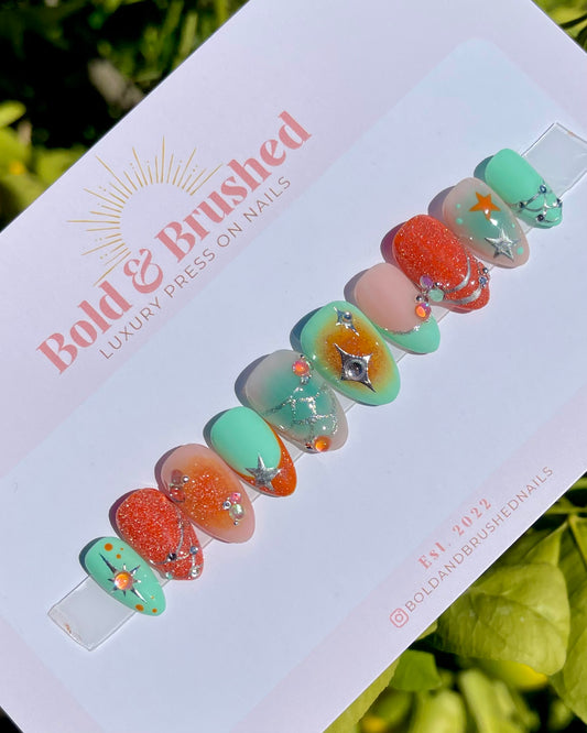 The Life of a Showgirl Swiftie Press On Nail Set