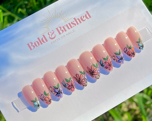 Pastel Flower Tips