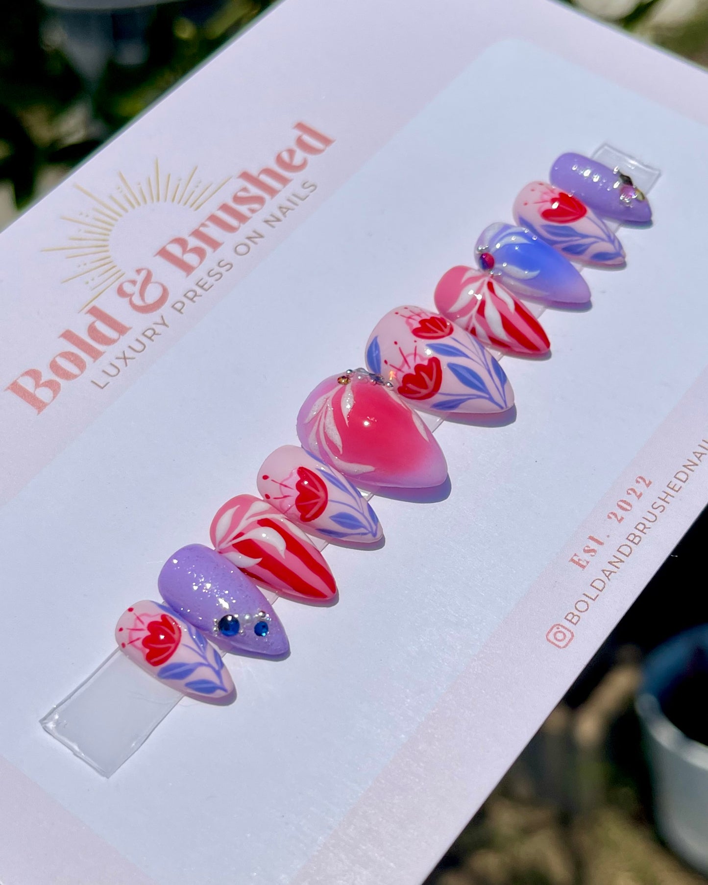 Purple Hues & Pink Petals