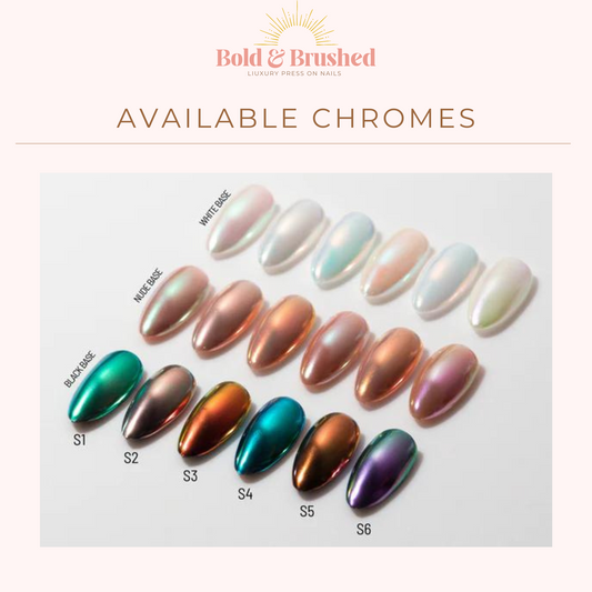 Solid Color Set with Chrome Bundle of 3