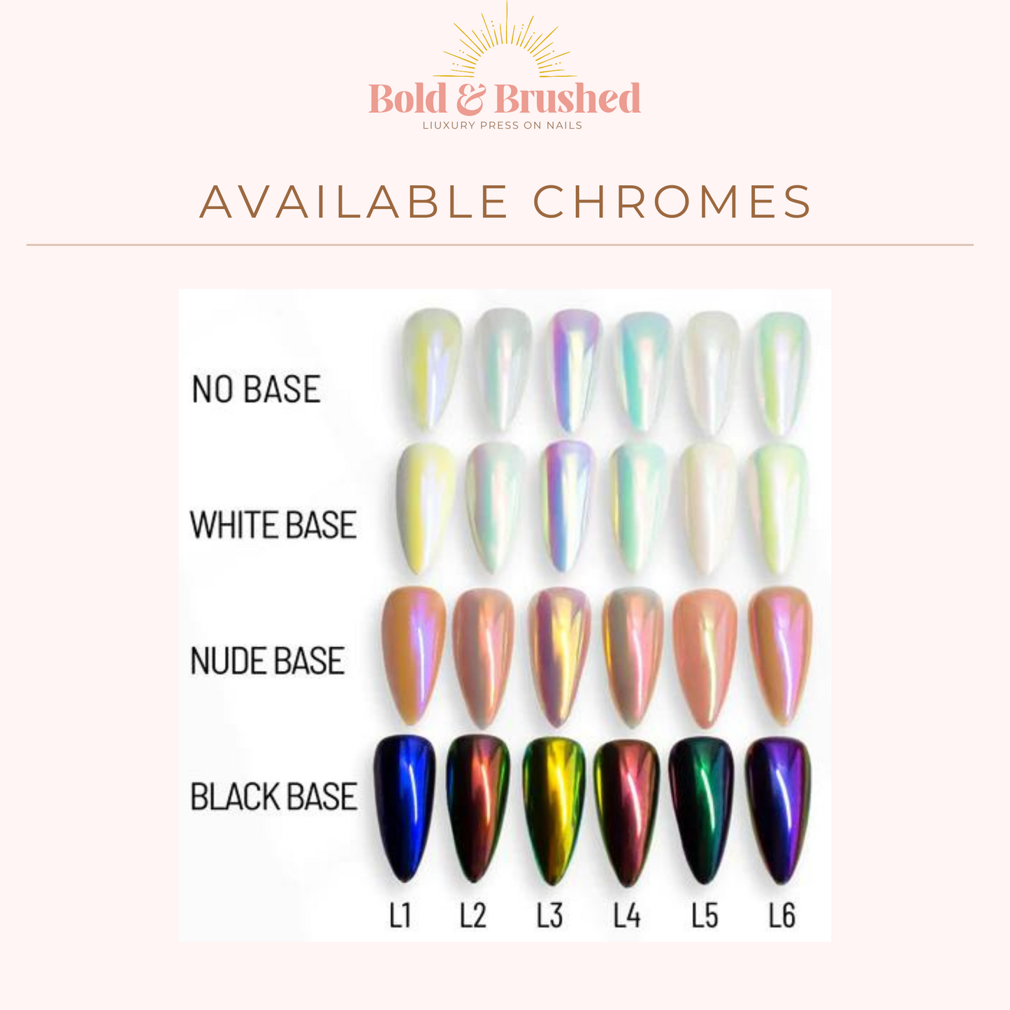 Solid Color Set with Chrome Bundle of 3