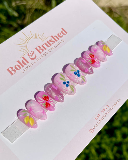 Pink Fruit Stand