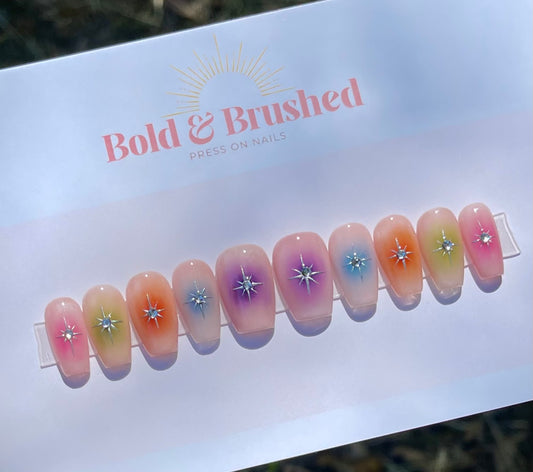 Colorful Aura & Gem Stars